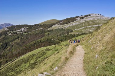 Gipuzkoa'daki Ernio dağı, İspanya 