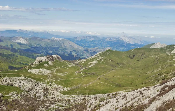 Aizkorri Hegyi Természeti Park Gipuzkoa Spanyolország — Stock Fotó