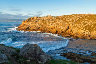 Galiçya, İspanya 'daki Baroa antik Kelt yerleşiminin kalıntıları