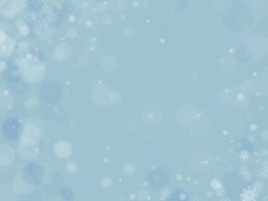 Kar taneleriyle soyut noel arkaplanı