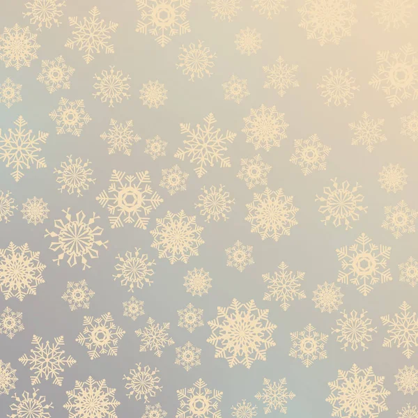 Fondo Navidad Abstracto Con Copos Nieve — Foto de Stock