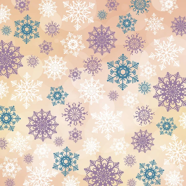 Αφηρημένα Φόντο Χριστούγεννα Χρωματιστά Νιφάδες Χιονιού — Φωτογραφία Αρχείου