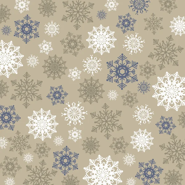 Christmas background with snowflakes Stock Image