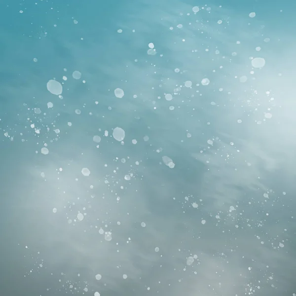 Winter background with snowfall Stock Photo