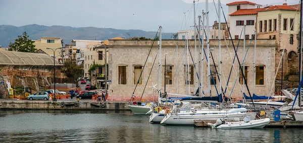 Маяк Ханья, Крит — стокове фото