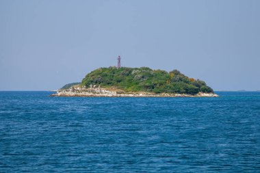 Adriyatik Denizi küçük ıssız ıssız ada