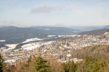 Bodenmais üzerine Silberberg güzel görünümünden