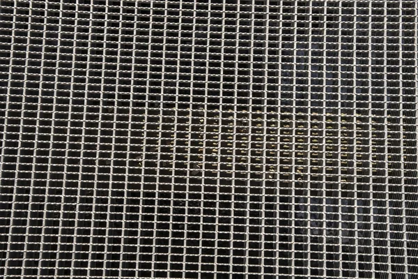 Stål galler golv bakgrund — Stockfoto