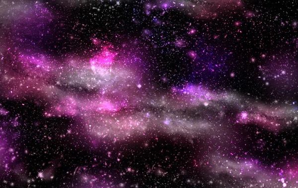 Пространство Галактики Атмосфера Звездами Тёмном Фоне — стоковое фото