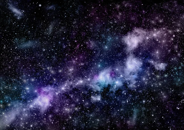 Space Galaxy Atmosphere Stars Dark Background — Stock Photo, Image