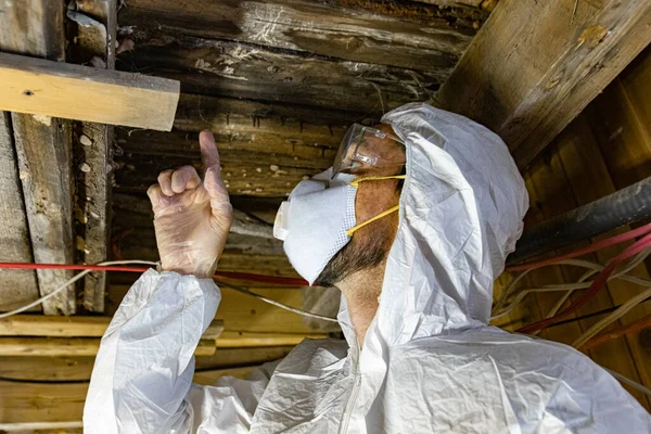 Pruebas de calidad de aire y humedad en interiores (IAQ) . — Foto de Stock