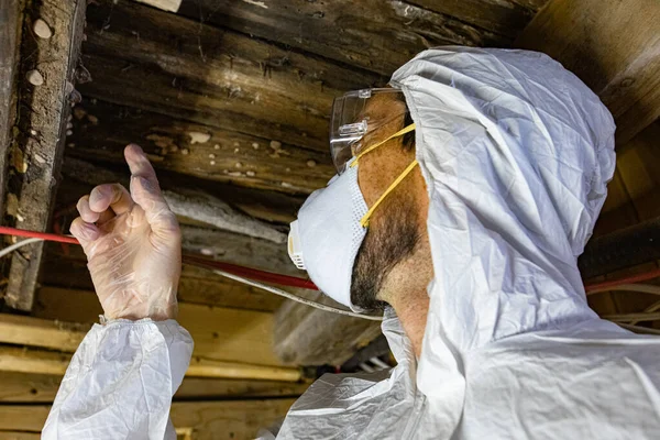 Pruebas de calidad de aire y humedad en interiores (IAQ) . — Foto de Stock