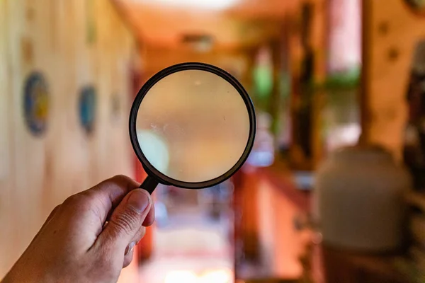 Testen van de binnenlucht- en vochtigheidsgraad (Iaq). — Stockfoto