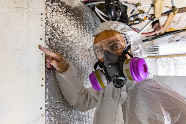 Pruebas de calidad de aire y humedad en interiores (IAQ) . —  Fotos de Stock