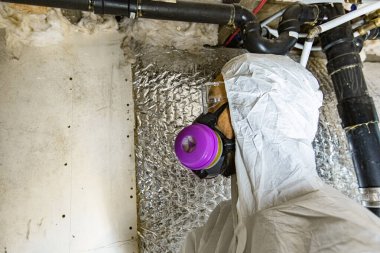 Kapalı alan nemli ve hava kalitesi (Iaq) testi.