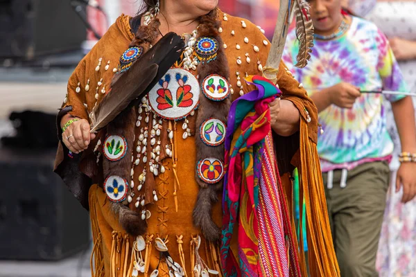 Intrattenimento al festival multiculturale . — Foto Stock