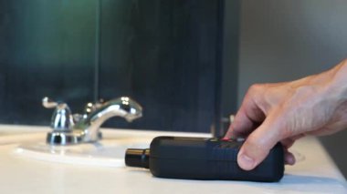 Kapalı alan nemli ve hava kalitesi (Iaq) testi.