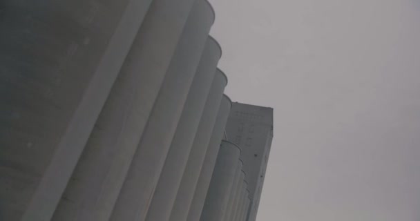 ADM usine de farine silos à béton . — Video