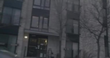 Kentsel modern binalar ön cephe.