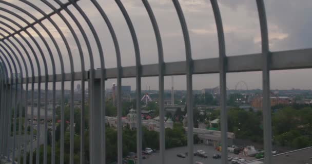 Vista desde el puente Jacques Cartier . — Vídeo de stock