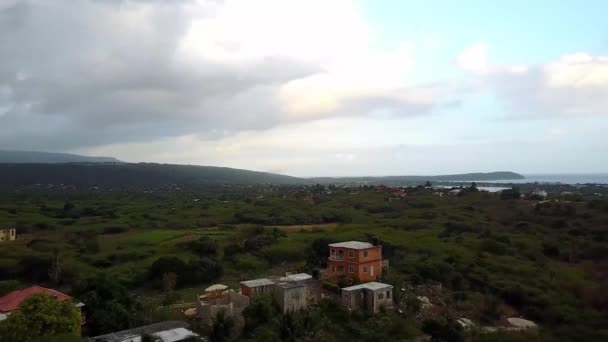 Droning in Treasur Beach, Jamaica. — стоковое видео