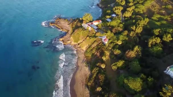 Droning a Treasur Beach, Giamaica. — Video Stock