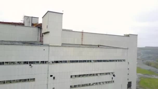 Mina de amianto abandonada en Quebec — Vídeo de stock