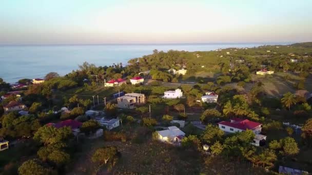 Droning em Treasur Beach, Jamaica . — Vídeo de Stock