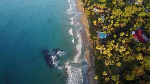 Droning w Treasur Beach na Jamajce. — Wideo stockowe