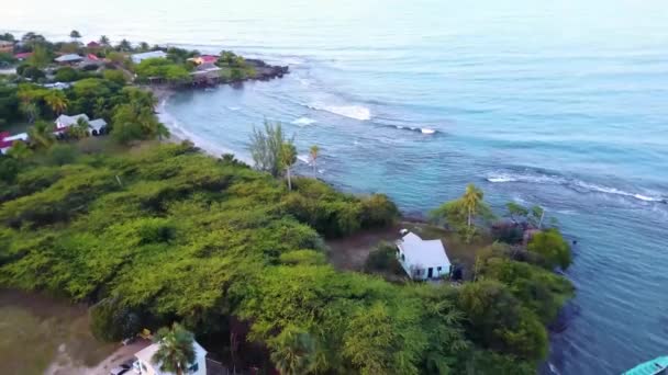 Droning w Treasur Beach na Jamajce. — Wideo stockowe
