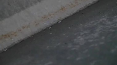 Yol asfaltının bir yüzeyinin yakın çekim görüntüsü
