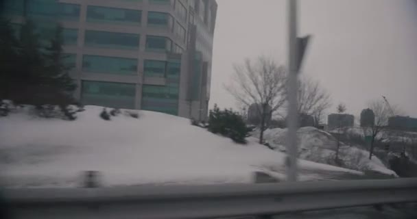 Campus Bell edificio de Autoroute 10 . — Vídeo de stock