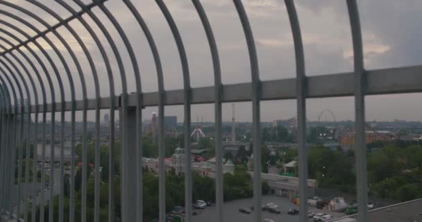 雅克卡地亚大桥的景观. — 图库视频影像