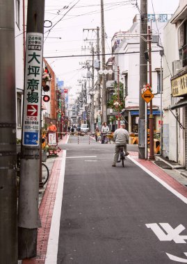 10.15.2009, Nara, Japonya. Nara Cityscape Güz. Japonya seyahat.