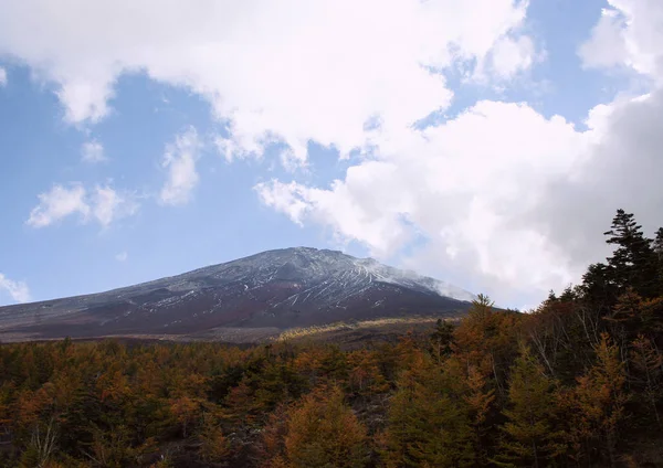 Bergen Bedekt Met Bos Natuur Landschap Japan Rond Azië Reizen — Stockfoto