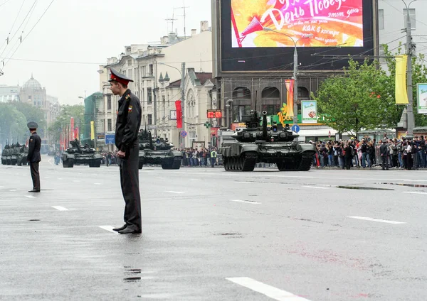 2012 Moscow Russia Celebration Victory Day Parade Special Equipment One — Stock Photo, Image