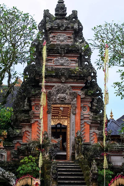 Casas Bosque Verde Bali Naturaleza Indonesia Paisaje Indonesia —  Fotos de Stock