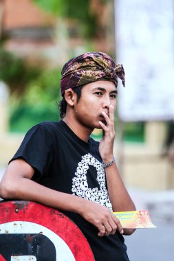 2009.10.10, Ubud, Bali. Endonezya'nın etnik insanlar. Bali seyahat.