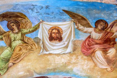 Tarihi bina ve bu öğeleri, Zelenograd, Rusya Federasyonu. Rusya'nın dini mimari.