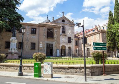 2017.05.31, Madrid, İspanya. İspanya mimarisi. Madrid mimarisi. Cityscape Madrid.