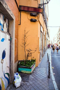 2017.05.31, Madrid, İspanya. İspanya mimarisi. Madrid mimarisi. Cityscape Madrid.