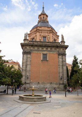 2017.05.31, Madrid, İspanya. İspanya mimarisi. Madrid mimarisi. Cityscape Madrid.
