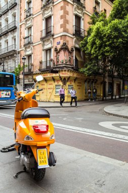 2017.05.31, Madrid, İspanya. İspanya mimarisi. Madrid mimarisi. Cityscape Madrid.