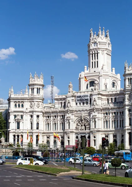 2017 Madrid Spania Arkitektur Spania Arkitektur Madrid Folk Madrid Gate – stockfoto