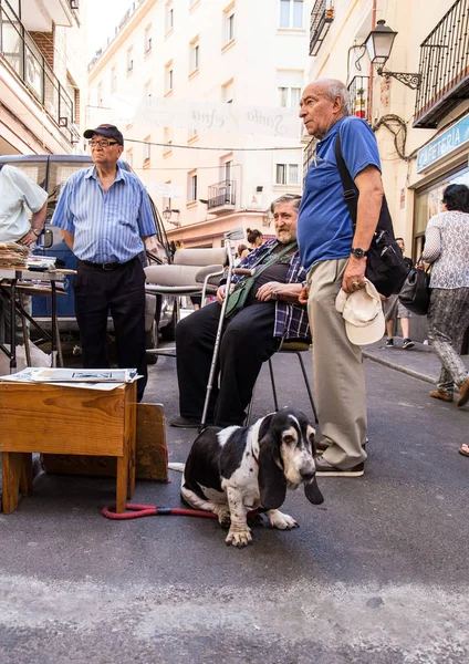 2017 Madrid Spain Market Antique Retro Things Vintage Market — Stock Photo, Image