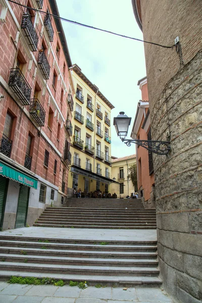 2017 Madrid España Líneas Geométricas Edificios Arquitectura Moderna España Geometría — Foto de Stock