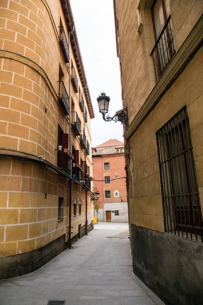 2017 Madrid Espagne Lignes Géométriques Des Bâtiments Architecture Moderne Espagne — Photo