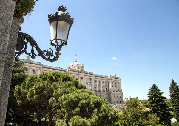 2017 Madrid Spagna Linee Geometriche Degli Edifici Architettura Moderna Della — Foto Stock