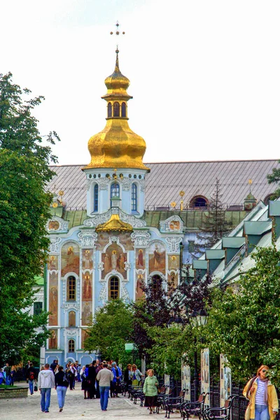 Staré Ortodoxní Katedrála Kyjevě Památky Ukrajiny — Stock fotografie