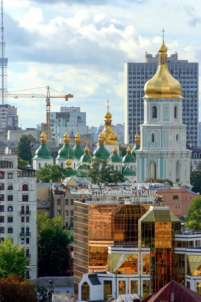 Een Oude Orthodoxe Kathedraal Kiev Attracties Van Oekraïne — Stockfoto